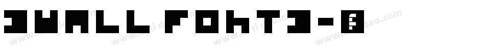 small fonts字体转换